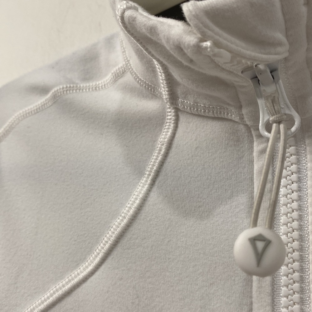 Lululemon Ivivva Girl Jacket white size 8 - Picture 4 of 11